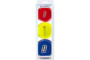 EURO-NOTIONS Mini Grabbit Magnetic Pin Cushion 11.25 x 3.25 x 1.38