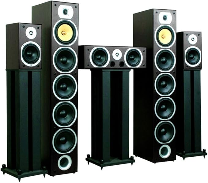 Beng V9B Home Theatre Speaker Set (5 Channel, 1240W MAX & Bass Reflex