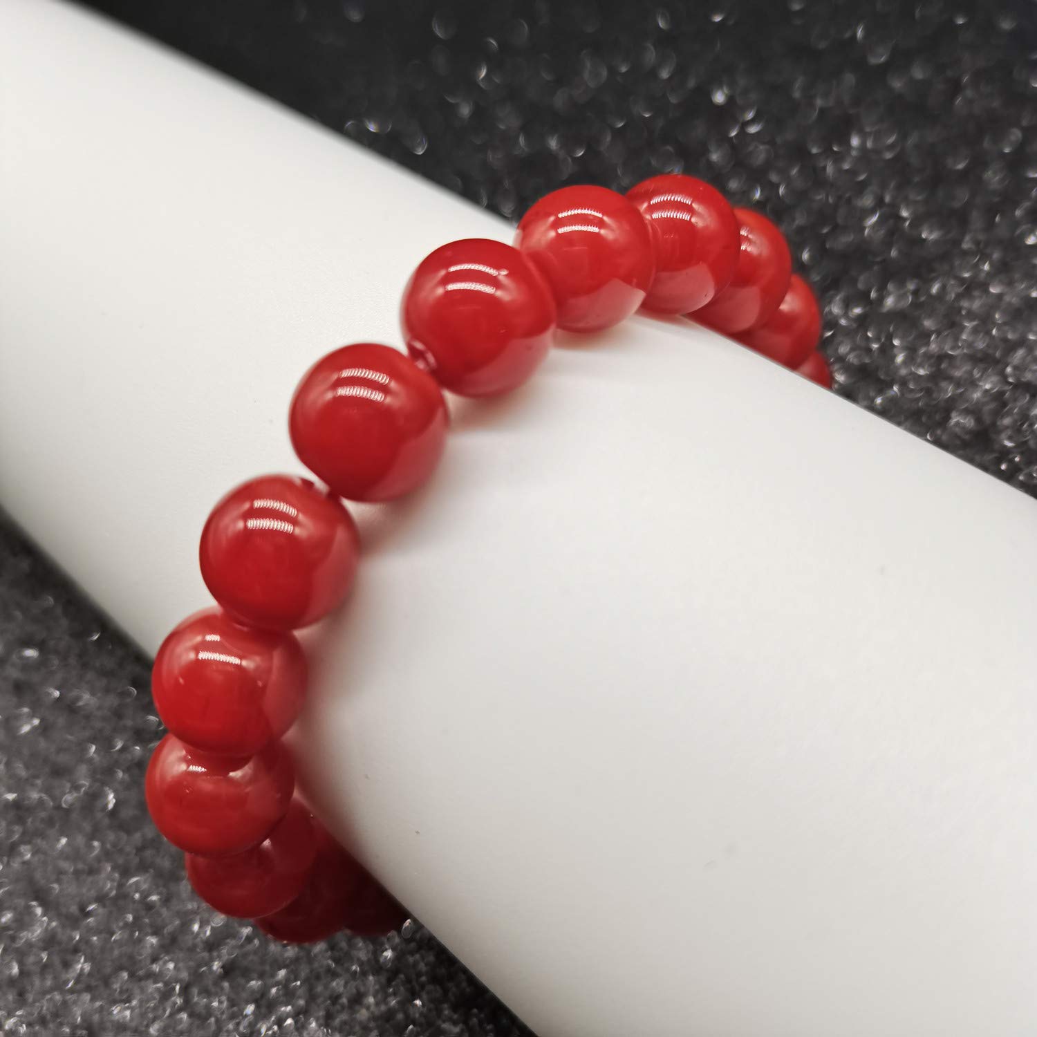 Homelavie Feng Shui Pixiu Bracelet 10mm Amulet Dragon Natural Stone Beads Bracelet Attract Wealth Money and Good Luck