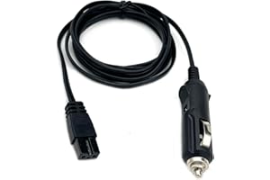 SZPENGC 12V DC Car Cooler Power Cable,2 Pin Lead Car Cooler Box Mini Fridge Replacement Portable Extension Cord for Igloo,Wagan,Juggernog Cooler,Car Travel 1.8M