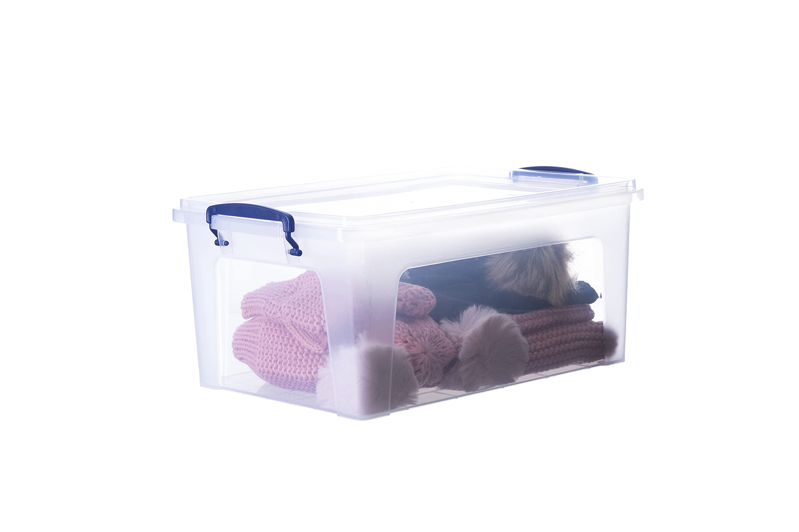 Superio Clear Storage Container with Lid, 16 Quart