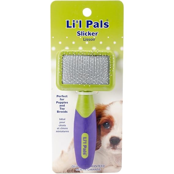 LilPals W6202 Zupfbürste für Hunde, mit beschichteten Zinken Amazon.de