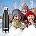 URPOWER Stainless Steel Water Bottle Vacuum Insulated Water Bottle Double Wall BPA Free Leak Proof Water Bottle Perfect Vacuum Water Bottle for Outdoor Sports Hiking Cycling Camping Picnics -17oz
