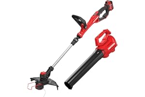CRAFTSMAN 20V MAX WEEDWACKER String Trimmer and Leaf Blower Combo Kit, Battery and Charger Included (CMCK197M1)