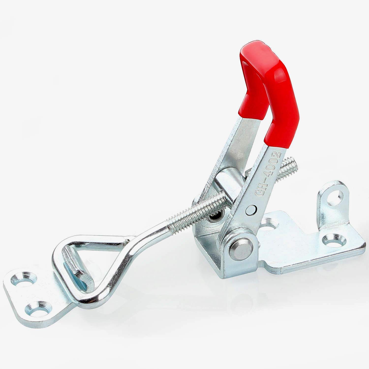 Adjustable Toggle Latch Clamp 4002,7 pack 180Kg 400Lbs Heavy Duty Hand Tool Quick Release Metal Holding Capacity Latch Type.Quick Release Pull Latch, Sturdy Metal Draw Latch