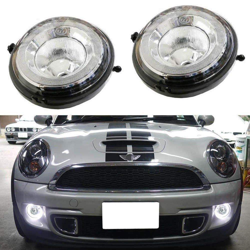 iJDMTOY Direct Fit LED Daytime Running Light Kit Compatible With MINI Cooper R55 R56 R57 R59 R60