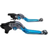 JCSUMRID Brake Clutch Levers Replacement for CFMOTO 450MT 800MT Ibex 450 | CNC Aluminum,Adjustable Motorcycle Handle Levers,6-Gear Reach for Easy Control, Foldable Crash-proof Design