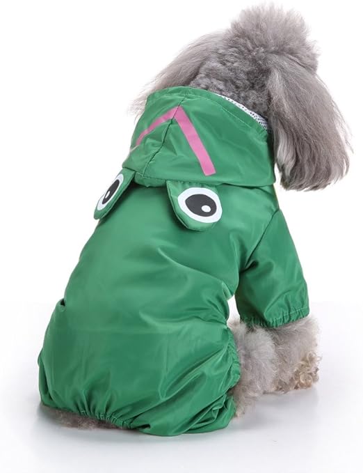 frog raincoat for dogs