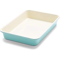 GreenLife Bakeware Healthy Ceramic Nonstick, Rectangular Cake Pan, 13" x 9", Turquoise