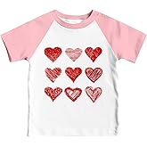 SUWATOIN Kids Valentine Shirt Boys Girls 2T-5T Toddler Valentines Day T-Shirt Tee Love Heart Gift