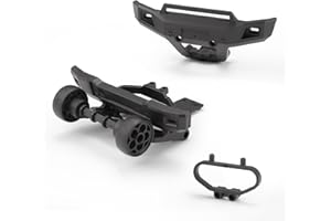 HAIBOXING 1/12TH Scale RC Cars Parts, Brusless RC Trucks Replacement Front Bumper/Brace/Rear Bumper and Wheelie Bar Apply to HBX 903A(90102V)