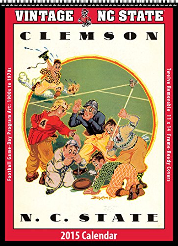 NC State Wolfpack 2015 Vintage Football Calendar by Asgard Press