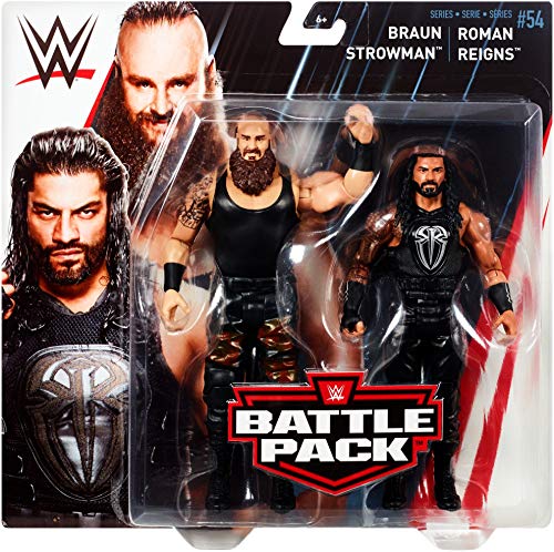 Mattel GmbH FMF87 WWE Basis Figuren, Braun Strowman und Roman Reigns, 2er-Pack, 15 cm – Bild 7