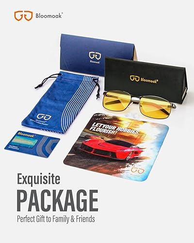 Bloomoak Night Driving Glasses| Polarized Night Vision Glasses