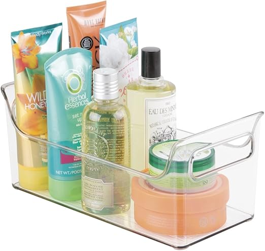 Amazon Com Metrodecor Mdesign Portable Bathroom Vanity Under Cabinet Health And Beauty Supplies Caddy Organizer Home Kitchen