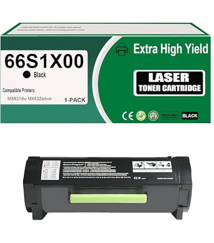 66S1000 Black Toner Cartridge High Yield (1-Pack) - Compatible-646352