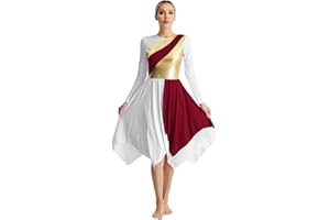 Winnrchan Praise Dance Dresses for Women Lyrical Liturgical Dance Costume