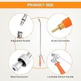 PEESHON Spray Wand with Adjustable Nozzle - Brass Barb Universal Replacement view 4