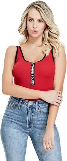 guess red bodysuit