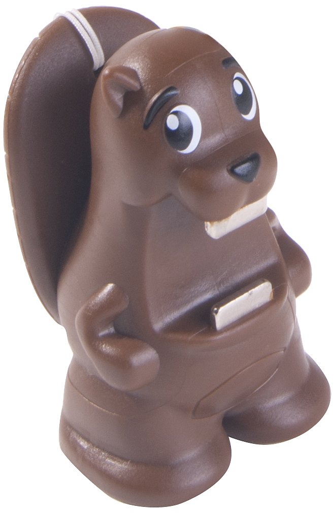 Main Sauce Productions 1-Piece Plastic and Metal Nice Beaver Bottle Opener, Brown