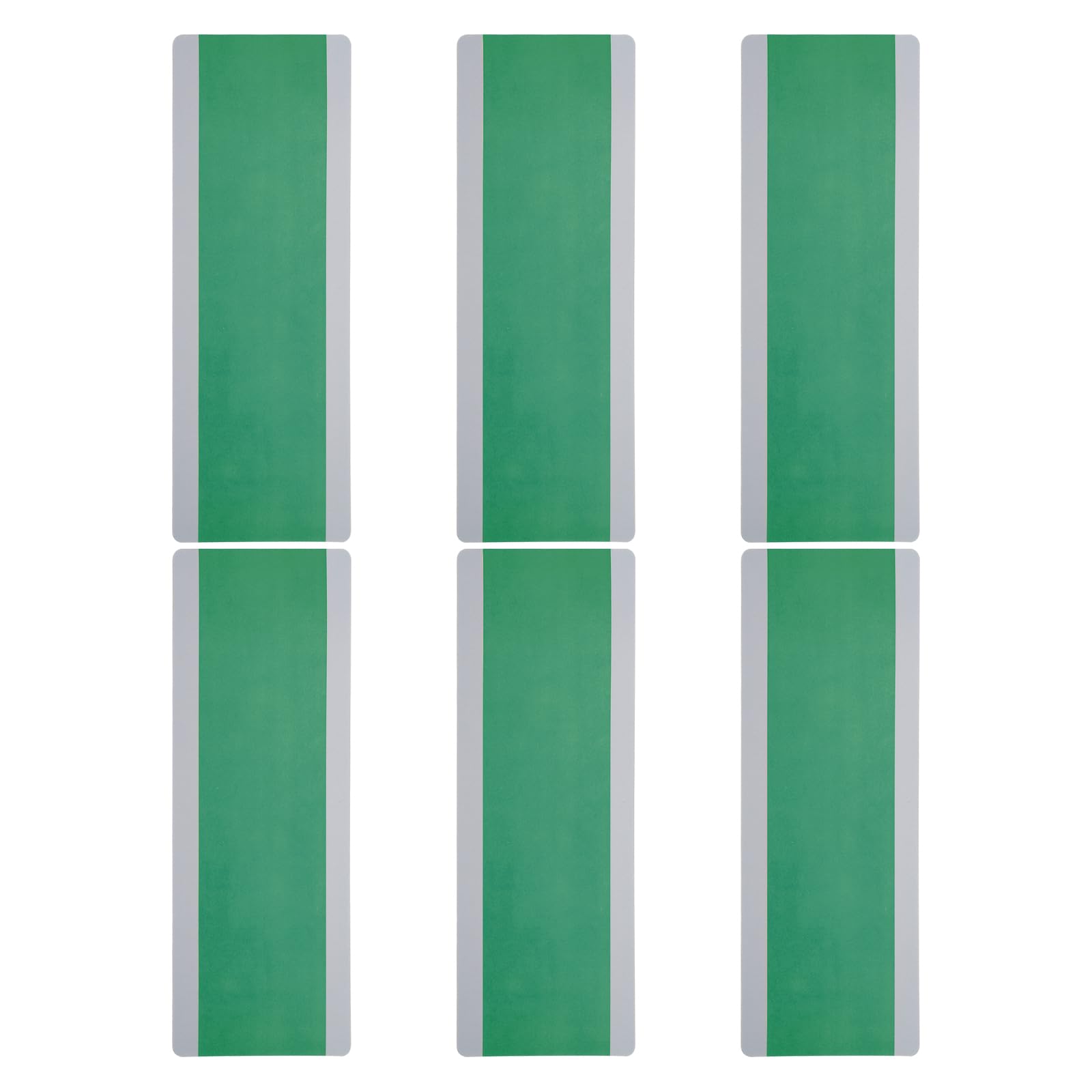 PATIKIL Guided Reading Strips, 6pcs Tracking Highlight Colored Overlay Bookmark Reduce Visual Stress Teacher Teaching Supplies for Classroom, Green