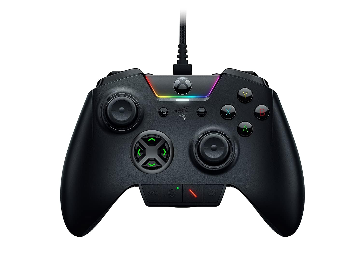 Razer Wolverine Ultimate - Wired Gaming Controller for Xbox One + Xbox Series X/S + PC with Chroma RGB (Exchangeable Sticks and D-pad) Black