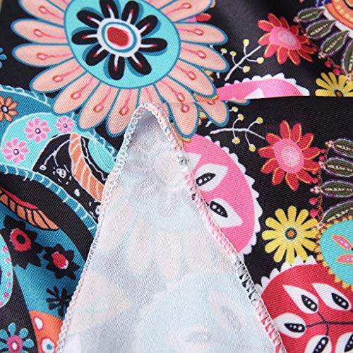 Women Tops Summer Printed Sleeveless Vest Blouse Tank Tops Camis Clothes - Thumbnail 3