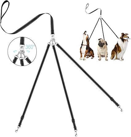 Triple retractable dog leash Clearance