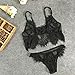 HOT Sale!Canserin Women Sexy Women Lingerie Babydoll Vest Top Bra+Pants Set (XXL, Black)