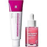 TOSOWOONG K-Beauty Tone-Refining Duo: Arbutin 7 Tranexamic Acid 4 Cream and Pink Peptide 12 PDRN Serum | Trending Ingredients for Uneven Skin Tone &amp; Texture | Tone-Refining and Firming Moisturizer Set