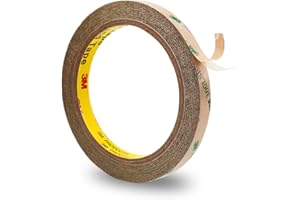 BULINA 3M 300LSE Double Sided Tape 0.39" x 36 Ft, Clear Mounting Tape for Scrapbook, Heavy Duty Adhesive Tape Electronics, Laptop & Phone Repairs, Arts, Crafts, Leather Work, Card Making – 1 Pack