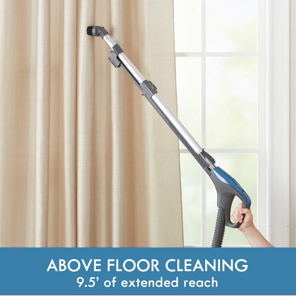 Kenmore BC3005 Pet Friendly Lightweight Bagged Canister Vacuum Cleaner with Extended Telescoping Wand, HEPA, 2 Motors, Retractable Cord, and 4 Cleaning Tools -