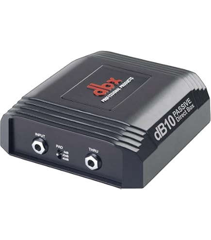 Amazon.com: dbx DI1 Active 1-Channel Direct Box : Musical Instruments