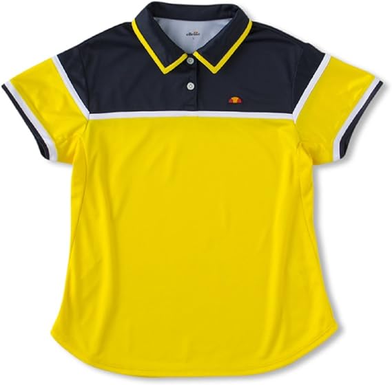 Amazon エレッセ テニスウェア 半袖チームポロシャツ Ets0810l レディース ポロシャツ 通販