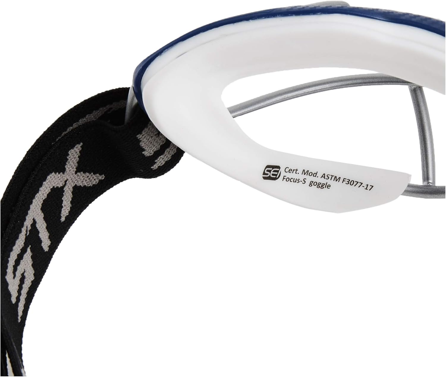 STX Lacrosse Focus-S Goggle, Royal/White: Sports & Outdoors