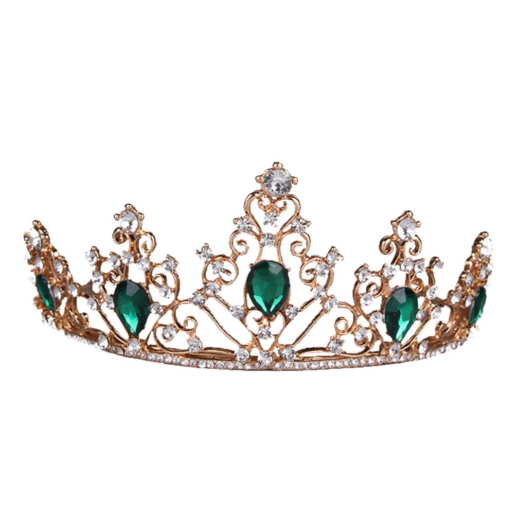 Lurrose 1pc Bridal Crystal Tiara Vintage Tiara and Crown Hair Accessories for Wedding Party