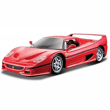 Ferrari F50 Red Bburago 26010 1 24 Scale Diecast Model Toy Car Amazon In Home Kitchen