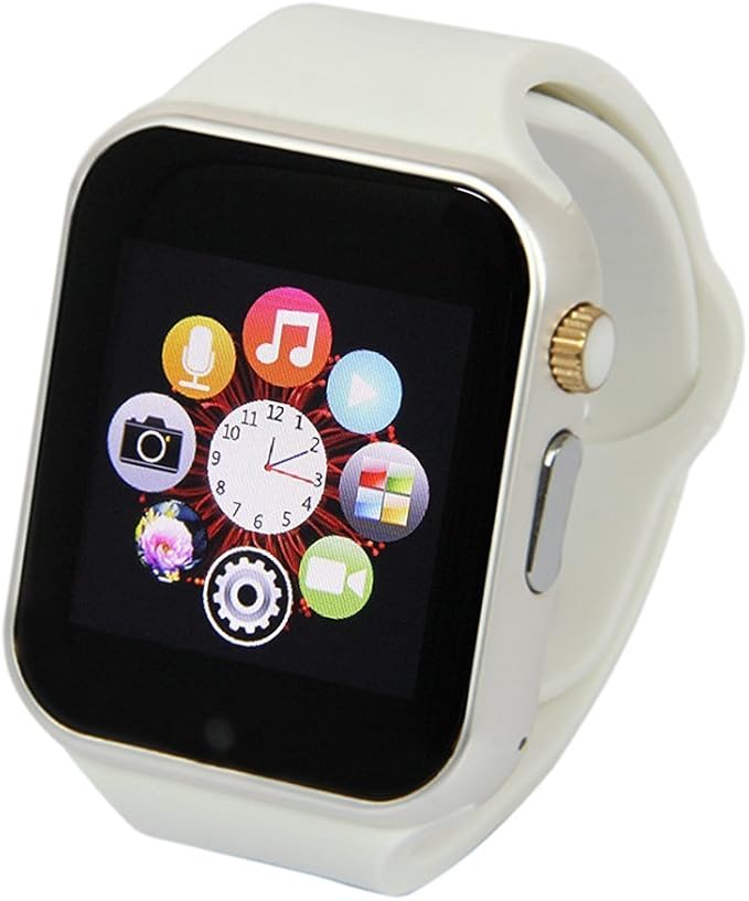 Amazon Com Bluetooth Smart Watch A1 Bluetooth Gsm Sim Phone Smart Watch For Android Smart Phones White