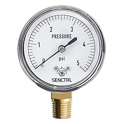 SENCTRL 0-5 Psi Low Pressure Gauge, Capsule
