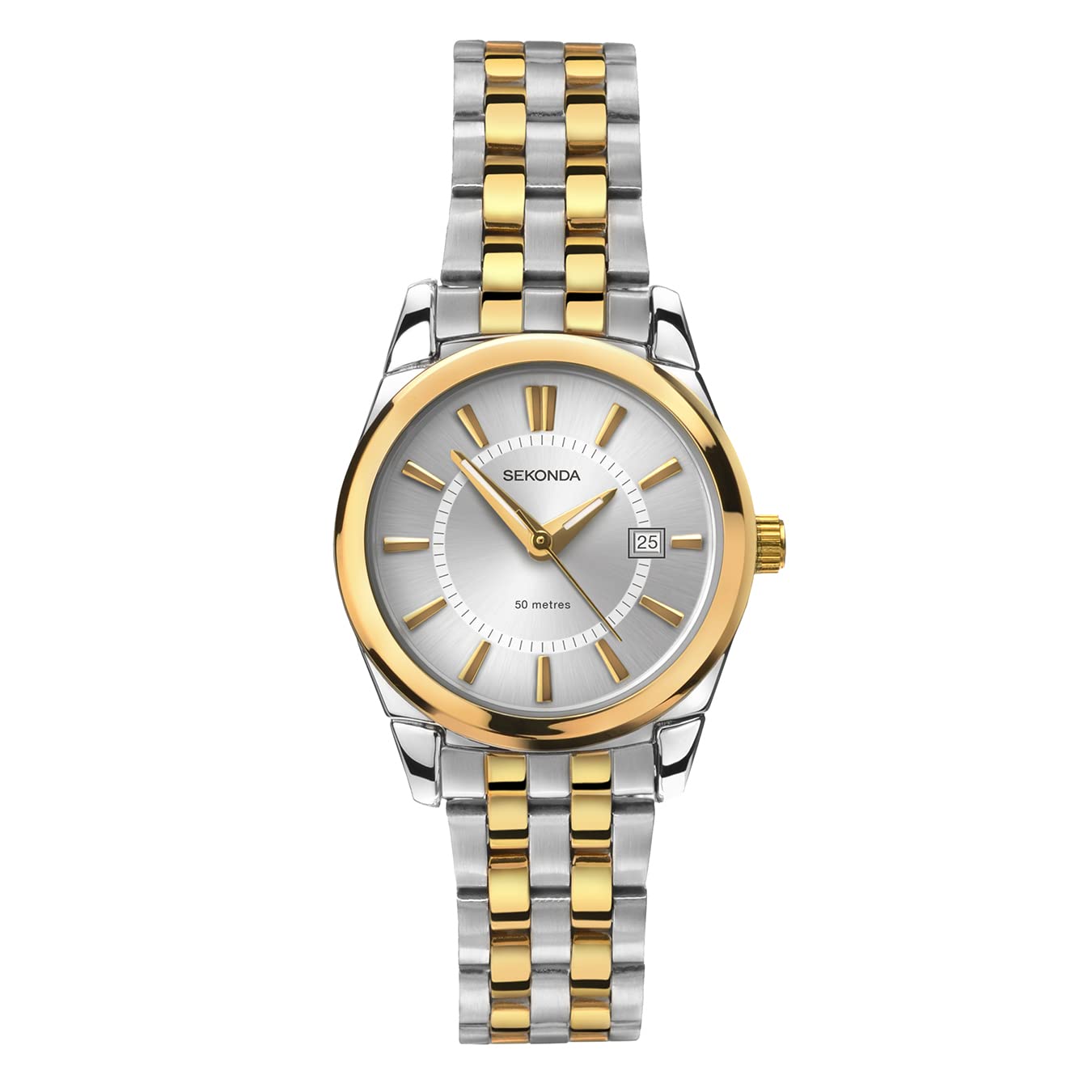 Sekonda Womens Analogue Classic Quartz Watch with Stainless Steel Strap 2462.27