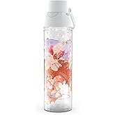 Tervis Inkreel - Apricot Petals Made in USA Double Walled Insulated Tumbler Travel Cup Keeps Drinks Cold & Hot, 24oz Venture Lite Water Bottle, Classic