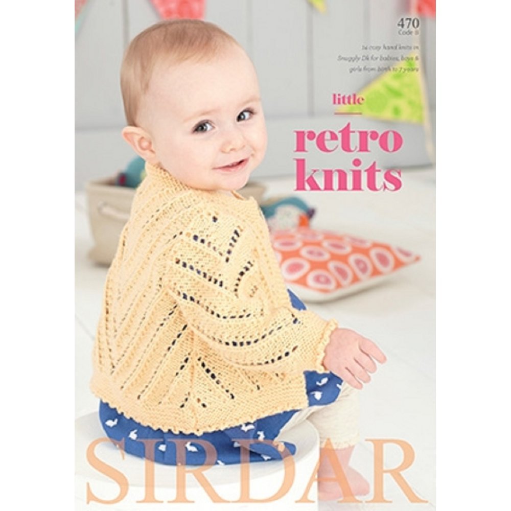 Sirdar Knitting Pattern Book 470 little retro knits Amazon.co.uk