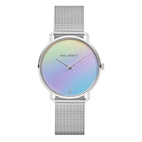 PAUL HEWITT Damen Uhr Miss Ocean Line Holo mit Meshband aus Edelstahl