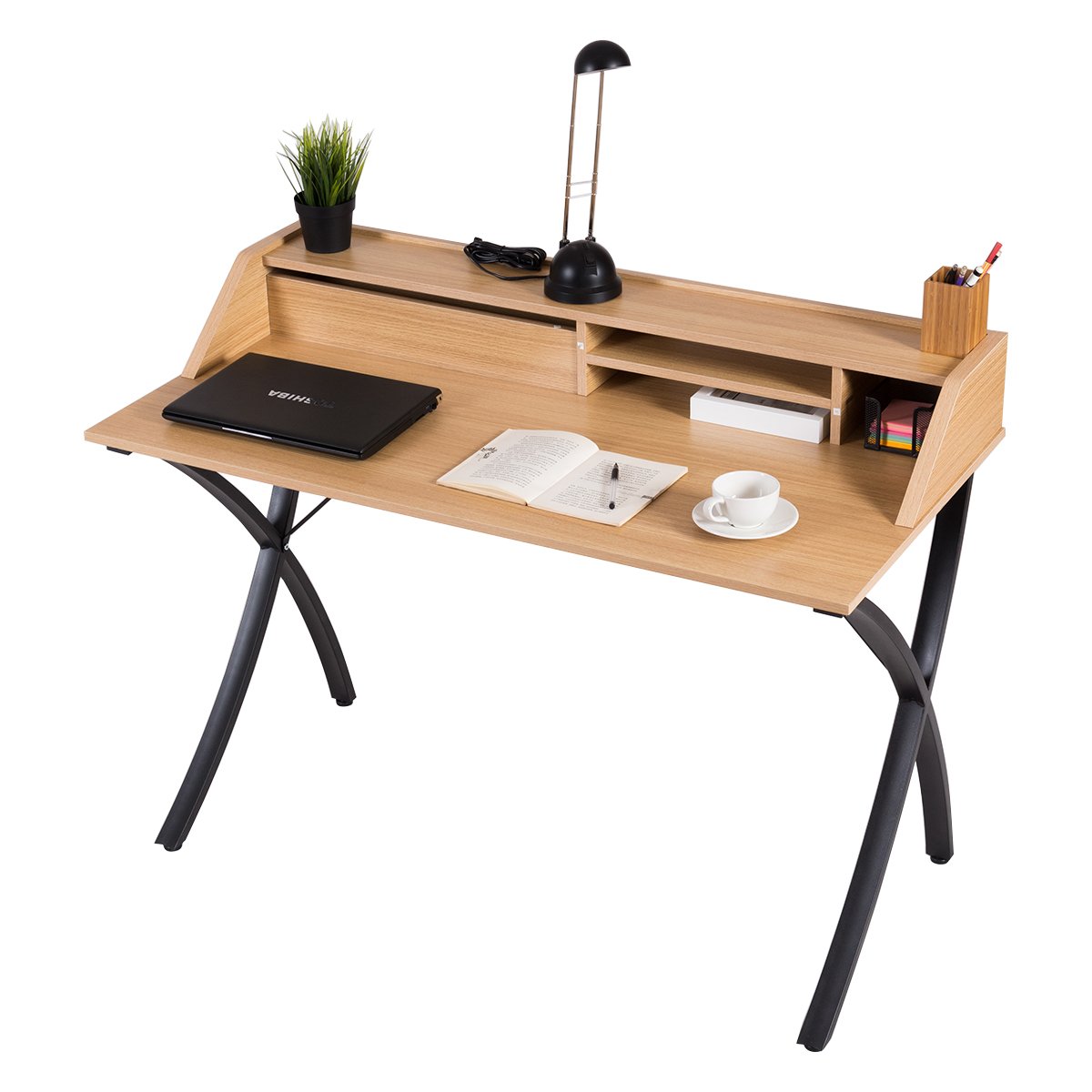 Schreibtisch Holz Metall - Enteiran