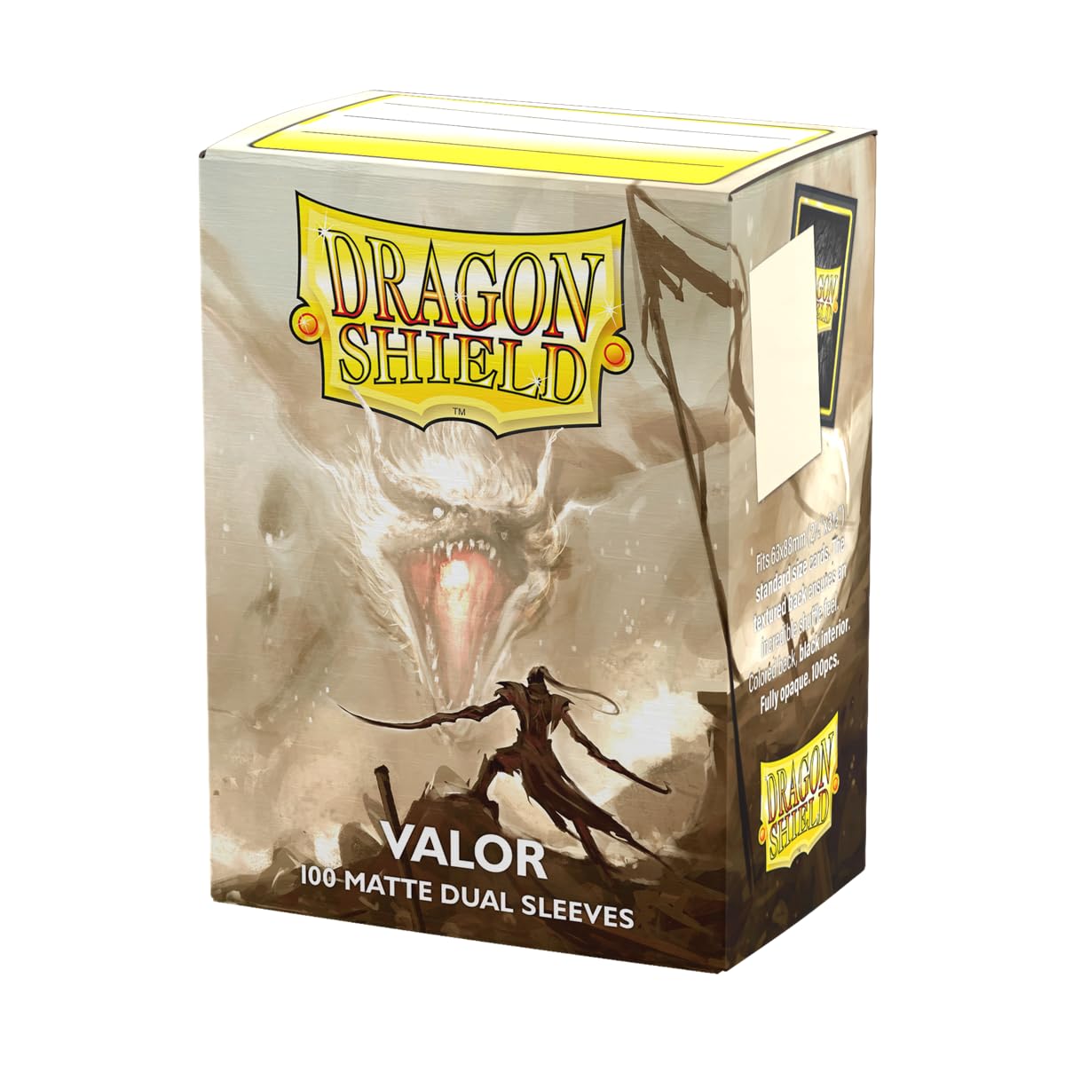 Photo 1 of ***FACTORY SEALED***Dragon Shield | Matte Dual Standard Size Card Sleeves | 100 CT - Smooth & Tough Premium TCG Sleeves - Compatible with Pokemon, Flesh & Blood, One Piece & Magic The Gathering | Valor