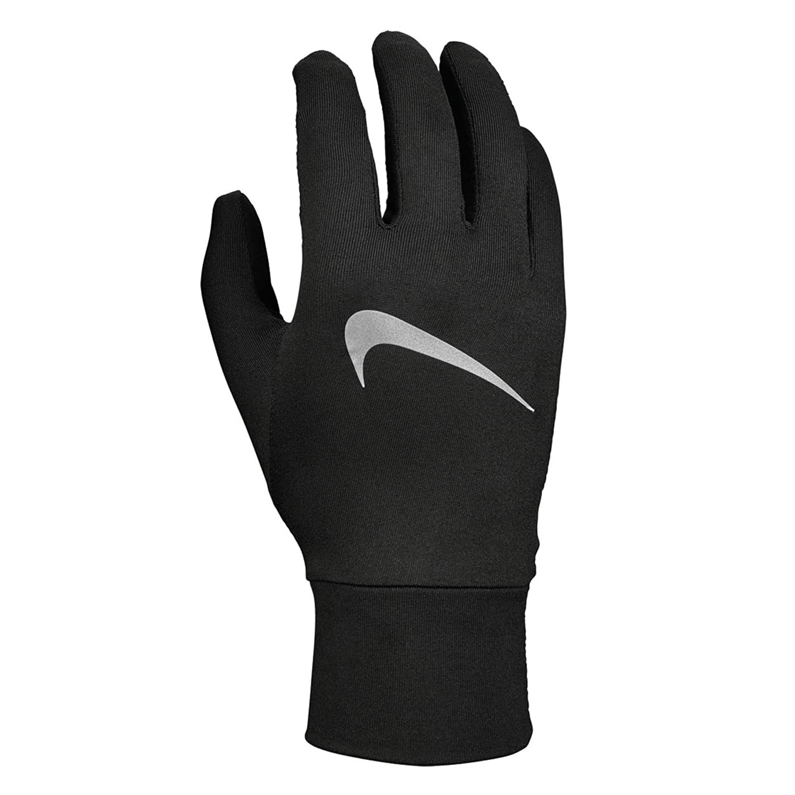 NIKE WOMENS ACCELERATE RUNNING GLOVES BLACK - SMALL