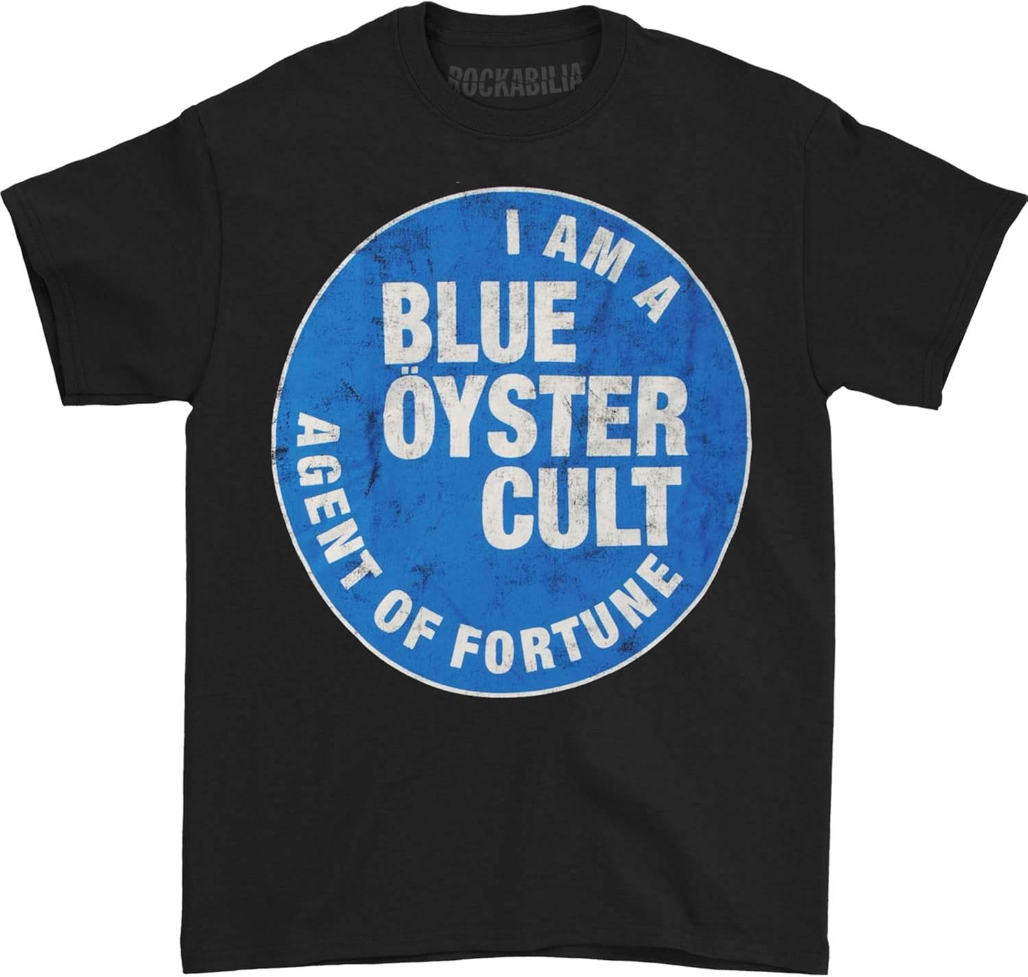 Blue Oyster Cult Men's Agent of Fortune TShirt Black Clothing