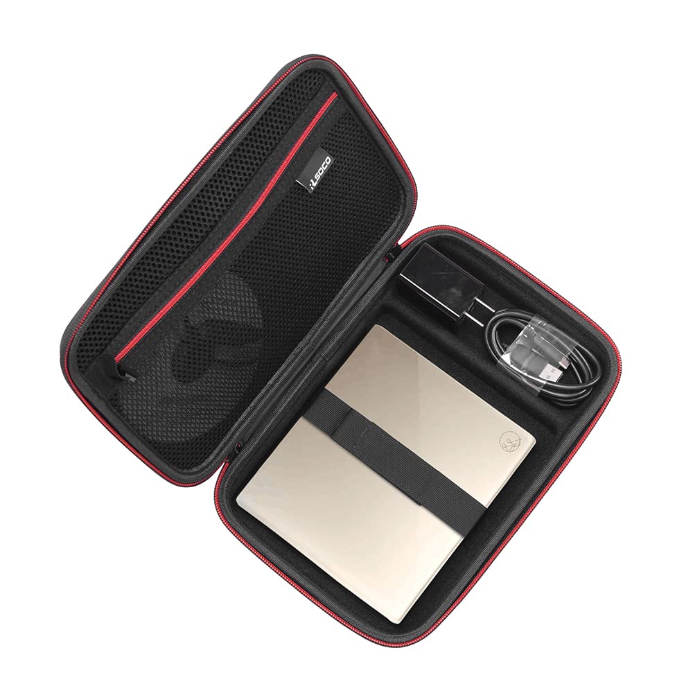 RLSOCO Carrying Case for Verbatim,Pioneer,Hitachi-LG,ASUS,HP CD/DVD External Drive Burner Reader Writer Player with Charger and more (Fits Reader up to 17cm x 15cm x 3.5cm)