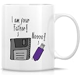 Retreez Funny Technical Tech Support Mug Floppy Disk USB Drive Coffee Mugs | 11 Oz Ceramic Coffee Mugs, IT Computer Geek, Sarcasm, Appreciation birthday gifts for him, her, friends, coworker, colleague