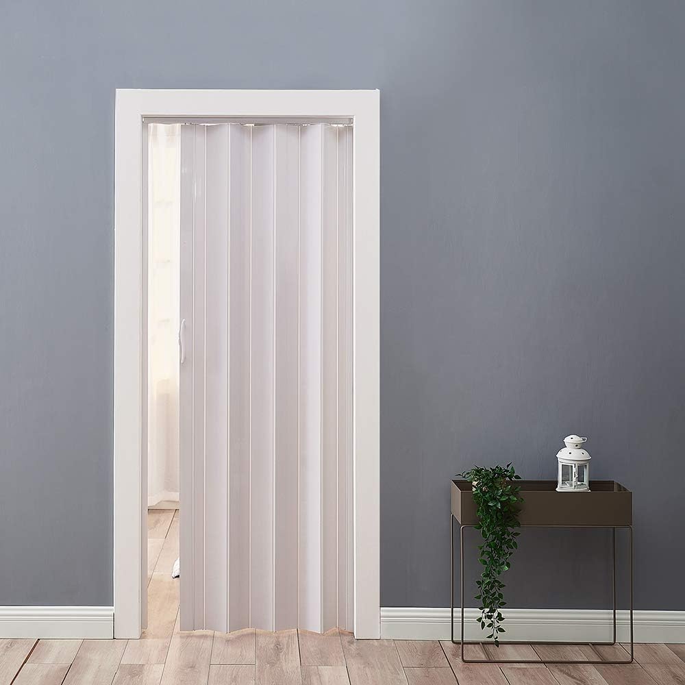 Panana PVC Folding Door White Gloss Concertina Accordion Internal Plastic